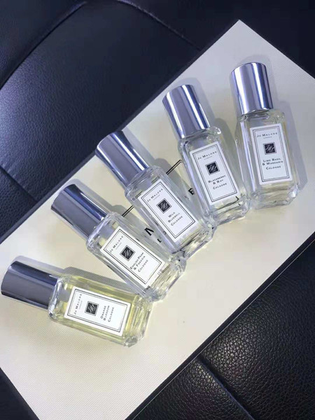 2019 Limited Edition Perfume Set Jo Malone London Colonge Collection 9ML*5pcs Amazing Smell Portable Fragrance Kit Free shipping