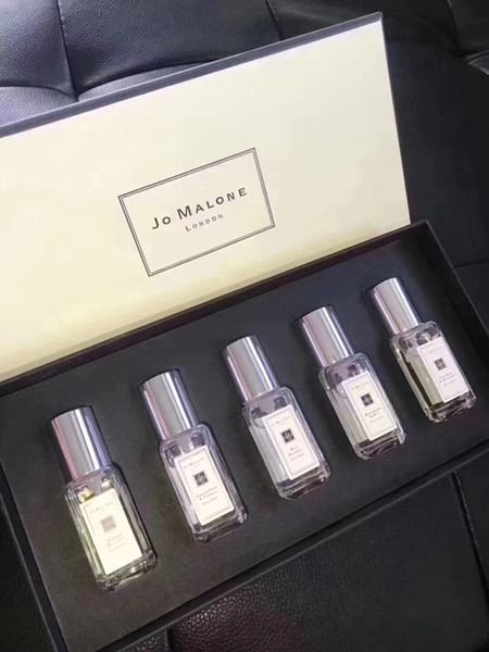 2019 Limited Edition Perfume Set Jo Malone London Colonge Collection 9ML*5pcs Amazing Smell Portable Fragrance Kit