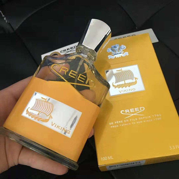 Top Quality 100ml Newest Golden Version Creed Viking perfume for men long lasting time fragrance good smell cologne