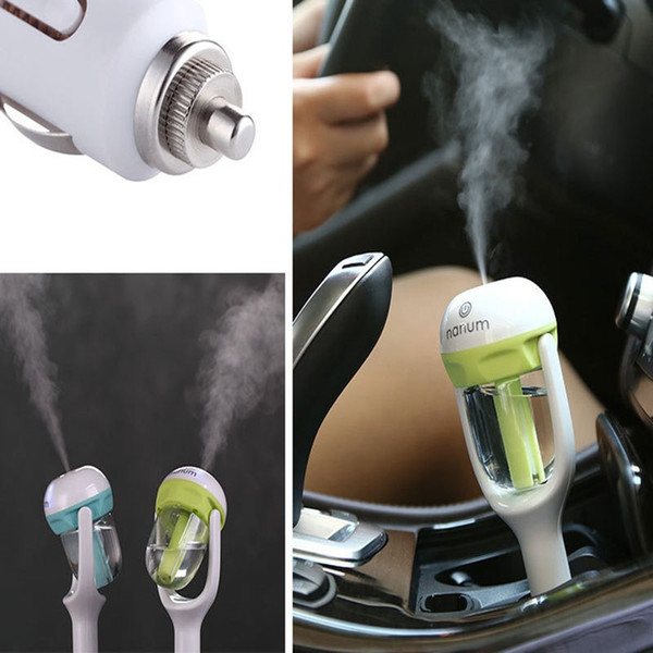 Hot Selling Nanum Car Plug Air Humidifier Purifier,Vehicular essential oil ultrasonic humidifier