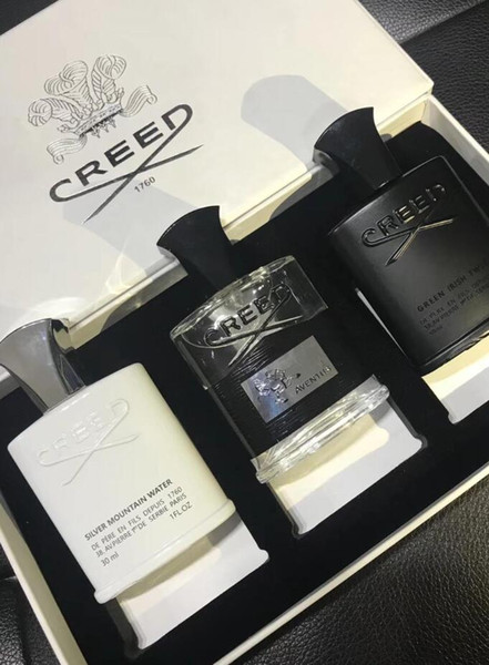 212New Creed aventus perfume Green 19ss perfume of 30ml 3 bottle with long lasting time high quality and fragrance and free shiipping