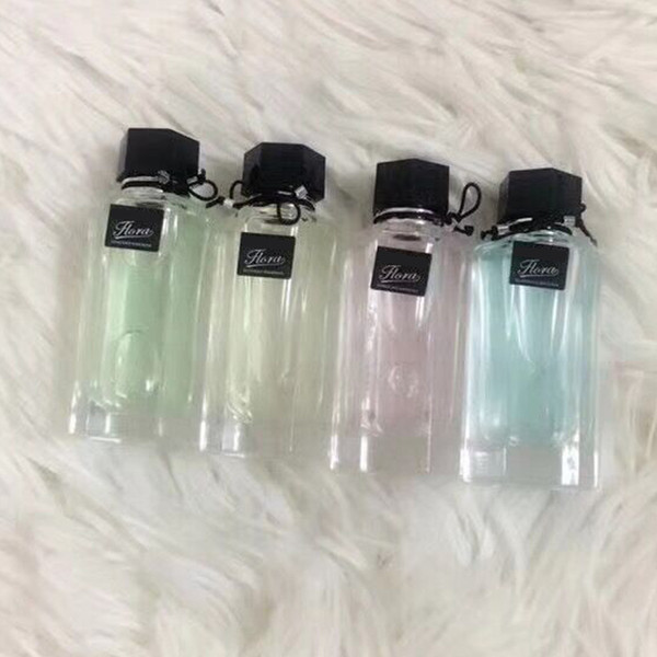 2018 Combretaceae pattern flora perfume for Ms 5 ml with long lasting time good quality high fragrance capactity 4pcs/1set