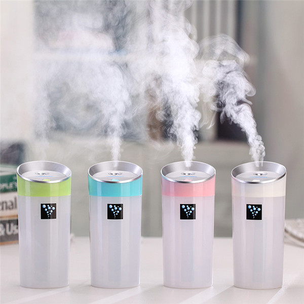 Ultrasonic Humidifier USB Car Humidifier Mini Aroma Essential Oil Diffuser Aromatherapy Mist Maker Home Office 300ML