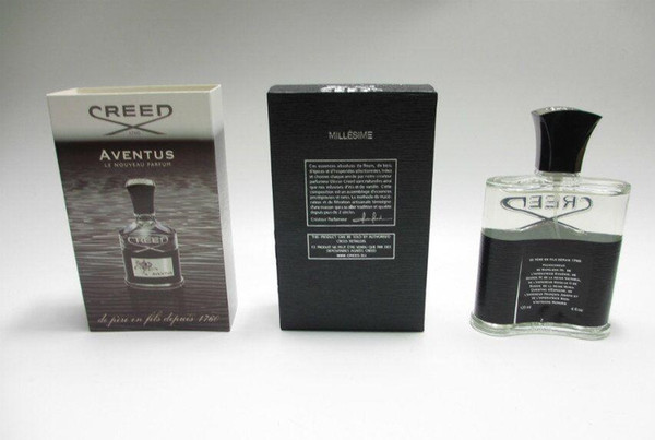 Wholesale! New Creed aventus perfume for men 120ml with long lasting time good quality high fragrance capactity Free Shipping