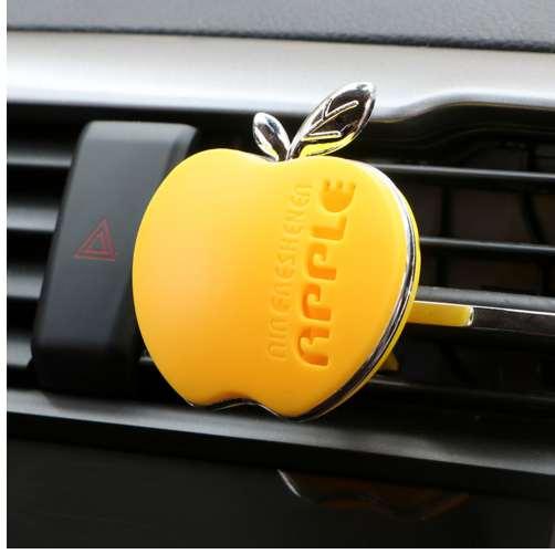 Car Perfume Air Freshener Apple Shape Original Fragrance Orange Lemon Apple Strawberry Lavender Scent Automobile Accessories