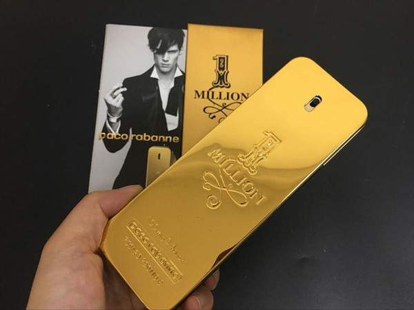 EPACK GOLD Mens Womens Perfume Health Beauty Fragrance Luxury perfume! rabanne Gold Million Man perfume 100ml drop shipping shipping