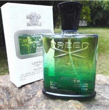 Newest Creed Vetiver Green Version men perfume Spray Perfume with long lasting time good smell quality fragrance green cologne 120ml