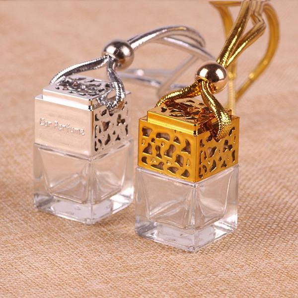 new pattern high-grade automobile empty bottle Pendant Automobile glass perfume bottle Interior decoration