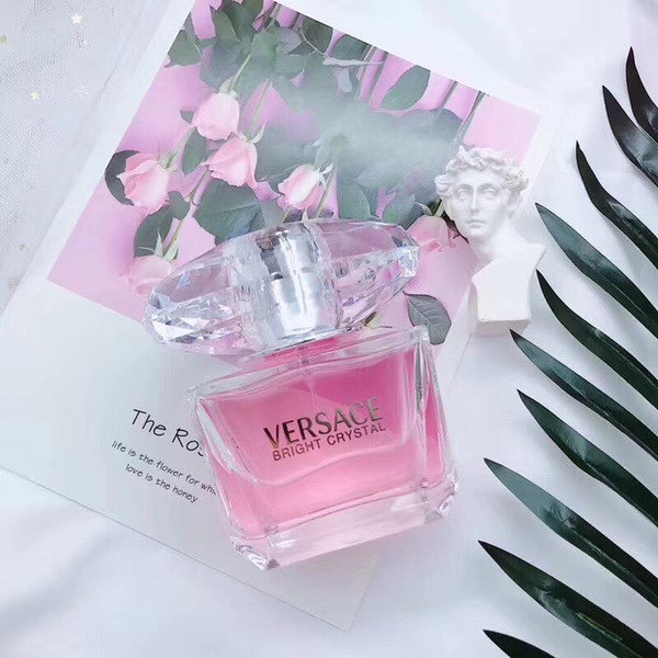 Hot Pink Crystal Women's Perfume 90ml Durable, High Quality Elegant Lady Eau de Toilette Free Shipping