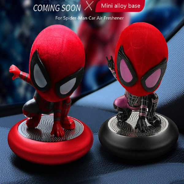 2019 new Spiderman style Car Solid Air Freshener Perfume Eliminates Odor Fresh Air Car Decorations styling