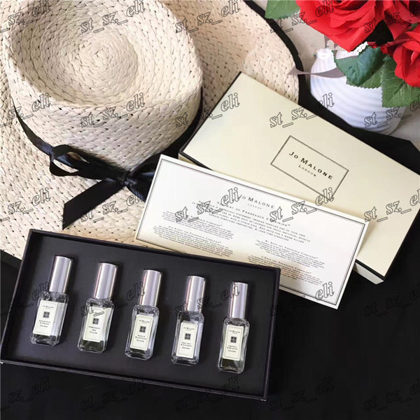 Jo Malone London 5 smell type perfume 9ml*5 sample size kit high qulity free shipping by DHL