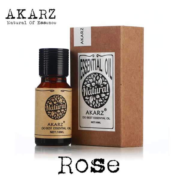 AKARZ Famous brand natural aromatherapy rose essential oil Whitening anti-aging wrinkle relax pigmentation remove beriberi