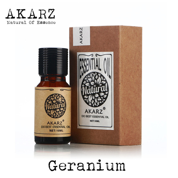 Geranium Essential oil AKARZ Famous brand natural aromatherapy face body skin care geranium oil