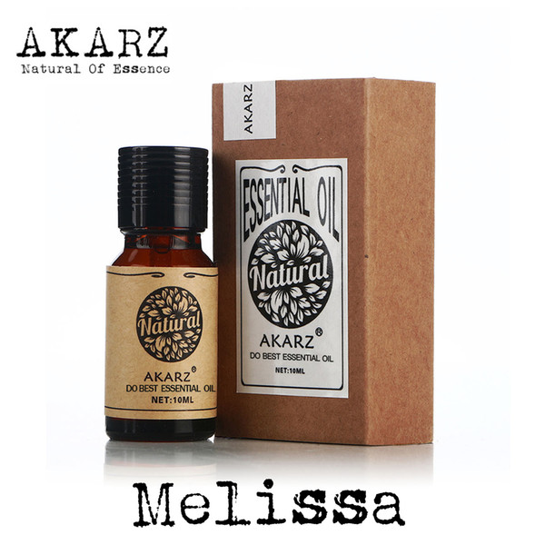 Melissa oil AKARZ Famous brand natural Aromatherapy face body skin care Melissa essential oil