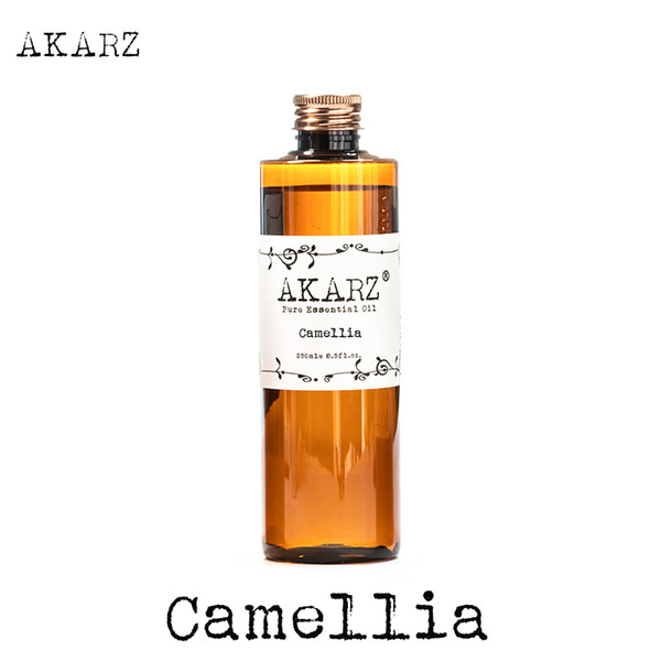 Famous brand AKARZ camellia seeds oil natural aromatherapy high-capacity skin body face care massage spa camellia seeds essential oil