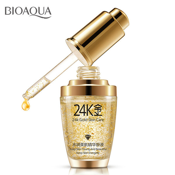 BIOAQUA 24K Gold Face Cream Moisturizing Cream Hydrating 24K Gold Essence Serum For Women Face Skin Care Free DHL 300