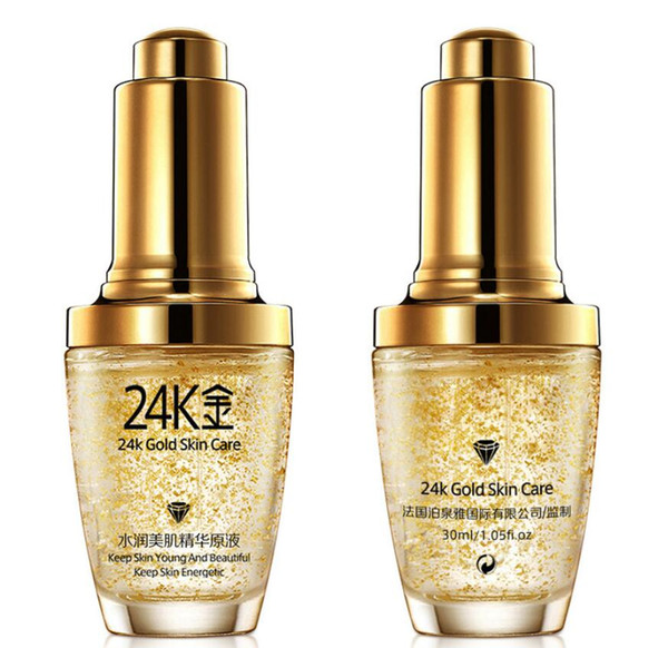 HOT BIOAQUA 24K Gold Face Cream Moisturizing 24 K Gold Day Cream Hydrating 24K Gold Essence Serum For Women Face Skin Care With Retail Pack