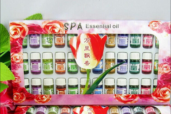 36bottles/box Natural Spa Essential Oil for Aromatherapy with 12 kinds of Perfume Fragrance 3ml/bottle Oil