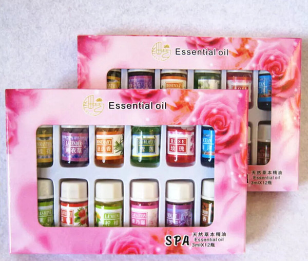 NEW 12 flavors ESSENTIAL OIL massage and skin care essential oil free shipping and high quality