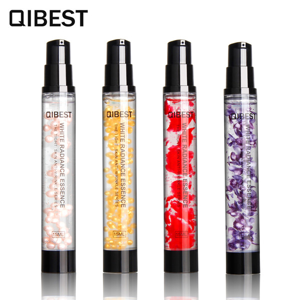 Promotion!New Qibest Essential Oil Face Lip Makeup Serum Essence Filling Moisture Serum Oil Water Base Before Makeup Base Primer 15g 4 color