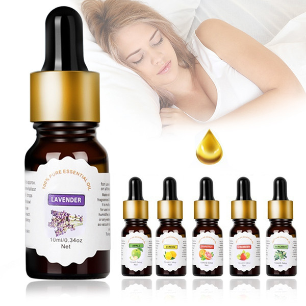 10ml Water-soluble Flower Fruit Essential Oil Relieve Stress for Aromatherapy Diffusers Organic Body Massage Skin Care