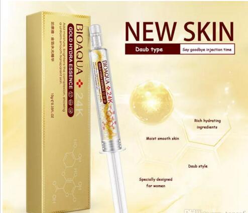 HOT New Bioaqua Moisturizing 24K Gold Pigmentation Corrector Face essence cream Skin Care Cream free ship