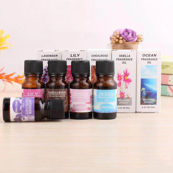 Wholesale- 10ml/Bottle Pure Essential Oils Health Therapeutic Grade Aromatherapy