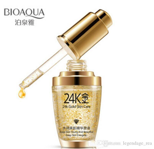 2019 BIOAQUA 24K Gold Face Cream Moisturizing 24 K Gold Day Cream Hydrating 24K Gold Essence Serum For Women Face Skin Care