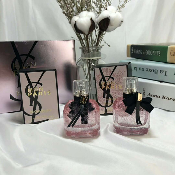 19SS new fashion fireworks 30ml+ lace 30ml perfume 2 piece set gift boxed new with flash, lady sweet route quiet perfume free shipping