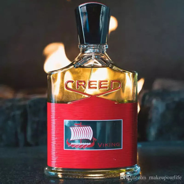 High Quality 100ml Creed Viking Eau De Parfum Perfume for Men with Long Lasting Fragrance Spary