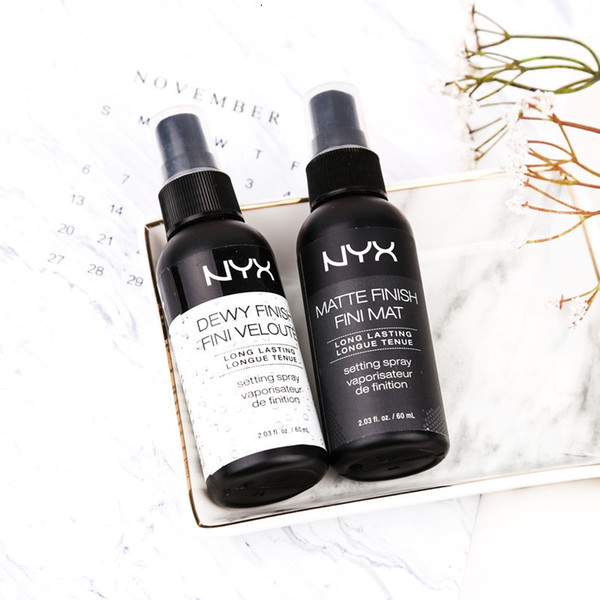 NYX Dewy Finish Matte Finish Makeup Setting Spray Long lasting Setting Spray 60ML Face Beauty DHL Free