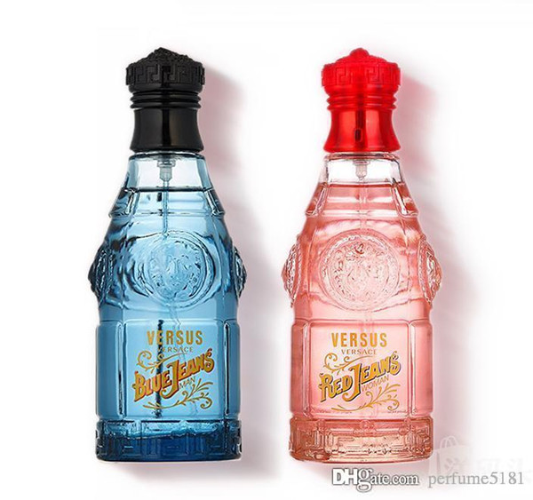 Top quality! Men's Fragrance Blue Denim Blue Cola Red Cola Men's Eau de Toilette Lasting 75ml Fresh