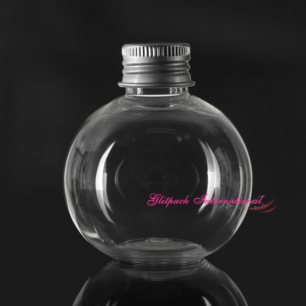 50pcs/lot 120ml 4.2oz ball canning supplies PET Plastic ball jars wholesale unique Special global Shape Refilled Bottles Jars Lotion cream