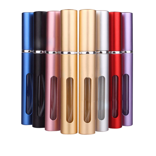 5ml Aluminium Anodized Compact Perfume Aftershave Atomiser Atomizer fragrance glass scent-bottle free shipping I201661204#