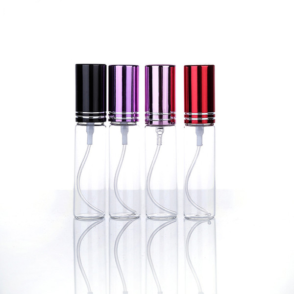 Travel Mini Refillable Perfume Bottles 10ml 7 Color Empty Atomizer Scent Pump Spray Bottle DHL Free Shipping