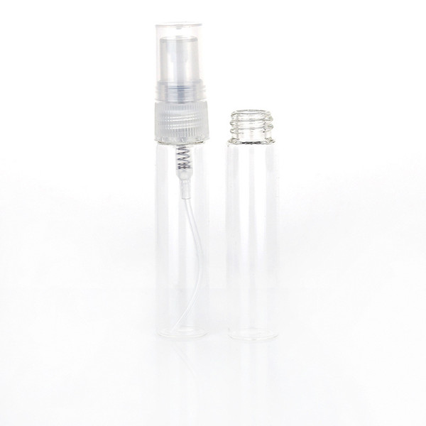 Hot USA Market Atomizer Refillable Pump Spray Bottle 10ml Transparent Glass Perfume Bottle Empty Scent Bottles By DHL