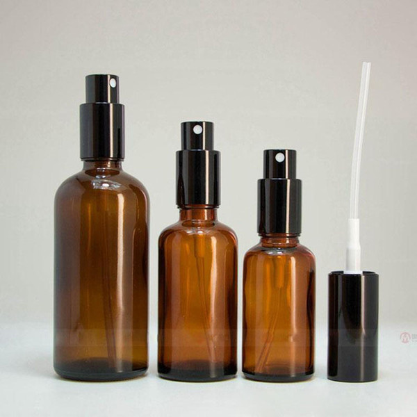 Hot Sale Sprayer Pump Bottles Amber Glass Refillable Perfume Bottles 10ml 20ml 30ml 50ml 100ml Empty Packaging Perfume Bottles With Spray