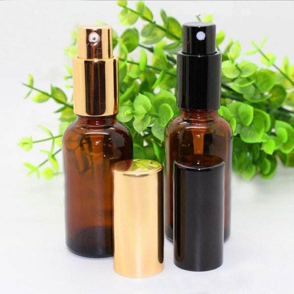 Factory Sale 30ml Empty Atomizer Spray Perfume Glass Bottles 1OZ Amber Glass Bottle For Liquid Medicine Use