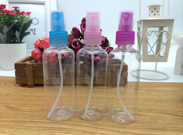 High Qaulity Travel Transparent Empty Plastic Perfume Atomizer Spray Bottle 100ml Clear Plastic Perfume Bottles 600pcs/lot BY DHL