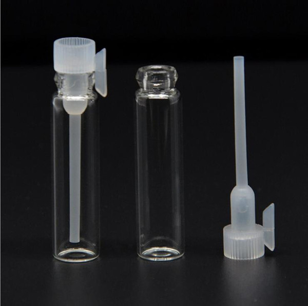 Wholesale Price 1000pcs/lot 1ML 2ml Empty Mini Glass Bottles 1CC 2CC Perfume Sample Vials For Liquid Fragrance Test Tube Trial Bottle