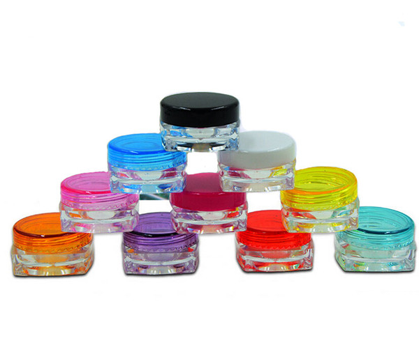 Refillable Mini 5g Cosmetic Empty Jar Pot Eyeshadow Makeup Face Cream Lip Balm Container Bottle 1000pcs/lot - Wholesale Price
