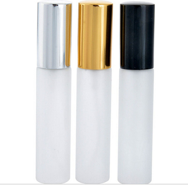 Factory Price Frosted Glass 200pcs/lot 10ml 1/3oz Spray Empty Bottle fragrant liquid Fine mist pump Perfume Atomizer Refillable