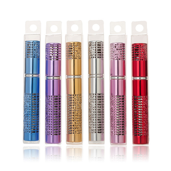 5ml Empty Atomizer Alloy bottle Spray Refillable for Perfume Aromatherapy Essential Oil Colorful High Quality Art Fine Workcraft Party Gift