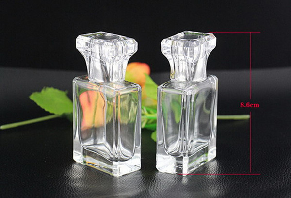 200pcs Clear 30ML 1OZ Empty glass Portable Refillable Perfume parfum Atomizer Spray Bottles cosmetic For Spray Scent Pump