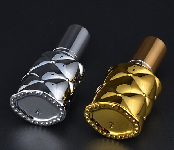 Wholesale UV Plating 50pcs/lot Glass 10ml 1/3oz Spray Empty Bottle fragrant liquid Fine mist pump Perfume Atomizer Refillable