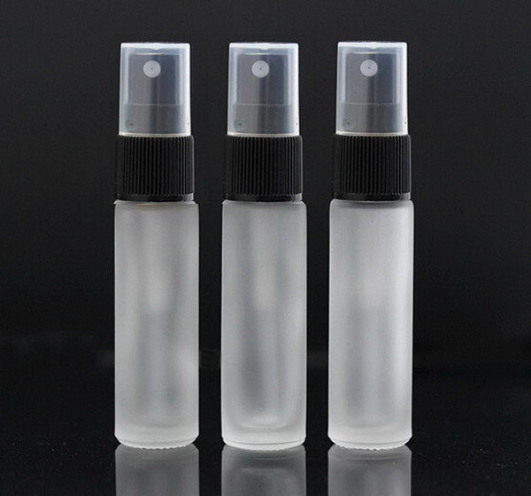 Thick Frosted glass 100pcs/lot 10ml 1/3oz fragrant liquid Fine mist Perfume Atomizer Refillable Spray Empty Bottle Factory Price