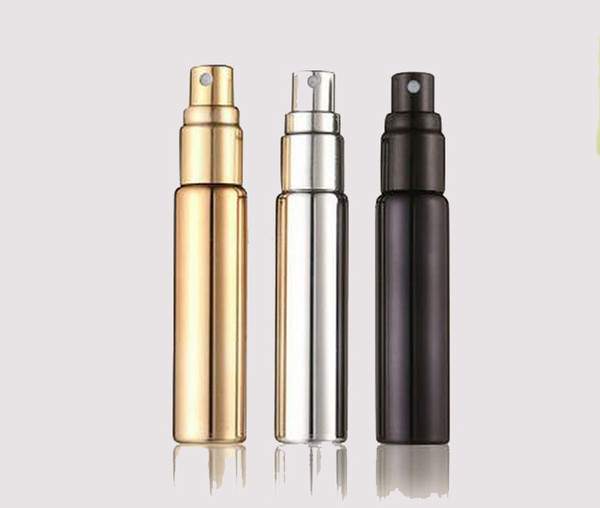 Wholesale 10ml perfume bottle plating process spray bottle glass atomizer bottle