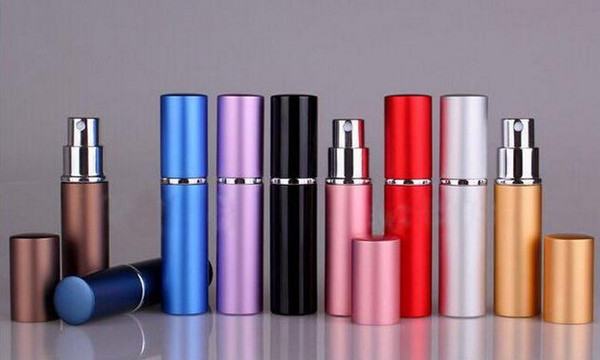 Factory Price 5ml Refillable Perfume Spray Bottle,Alumina and Glass Perfume Atomizer Bottle Spray 100Pcs/lot By DHL Free Shipping