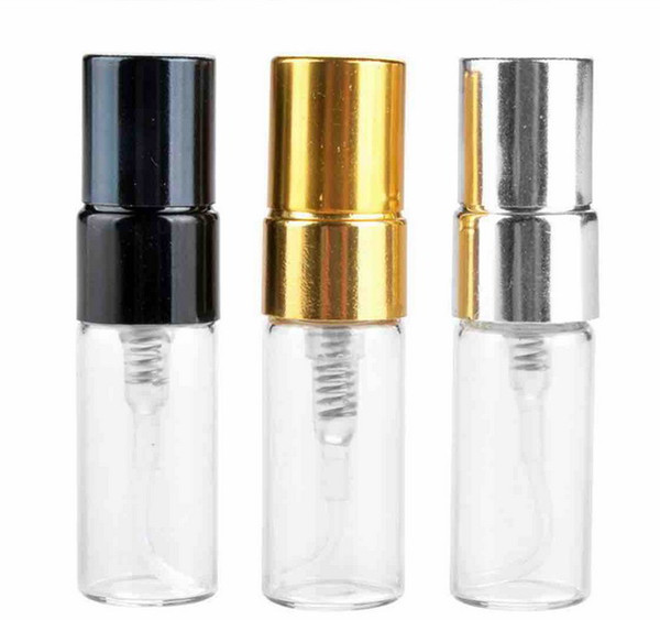3ml Perfume Bottle Empty Refilable Spray Bottle Small Parfume Atomizer Glass Bottle Free Shipping
