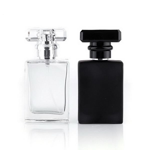 50Pcs 30ML Portable Glass Perfume Empty Bottle Refillable Atomizer With Aluminum Cosmetic Case For Travel